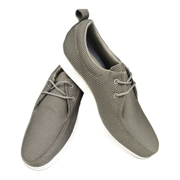 MEN'S AMALI DANIEL 2 GRAY LOW TOP CASUAL MOC TOE SNEAKER. - Picture 1 of 8